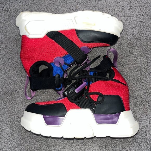 Anthony Wang Shoes - ANTHONY WANG Mulberry-02 Colorful Y2K Chunky Platform Sneakers EUC - Women's 7.5